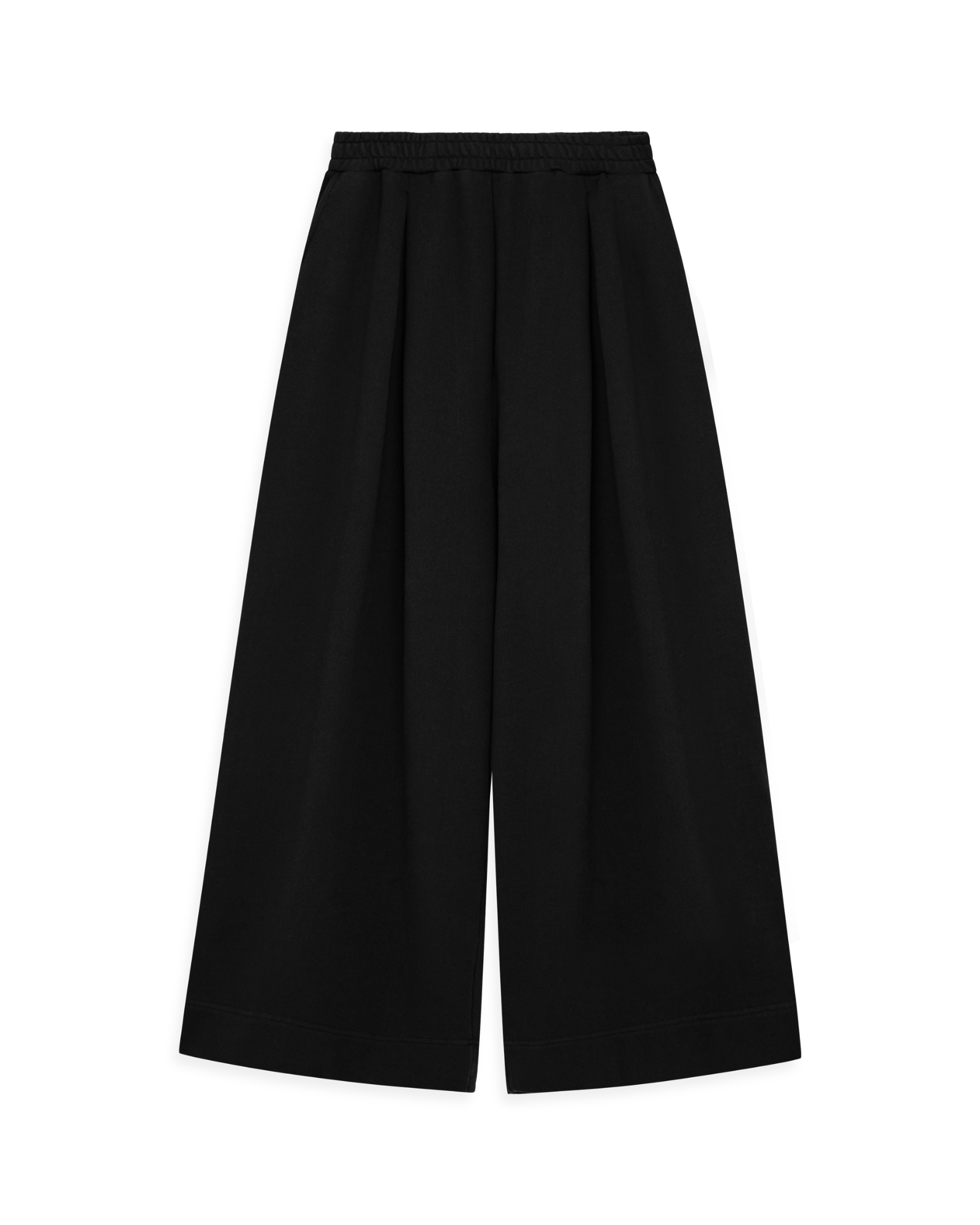 Hans ] Double Pleated Cotton Trouser / Onyx – Sacred Archive