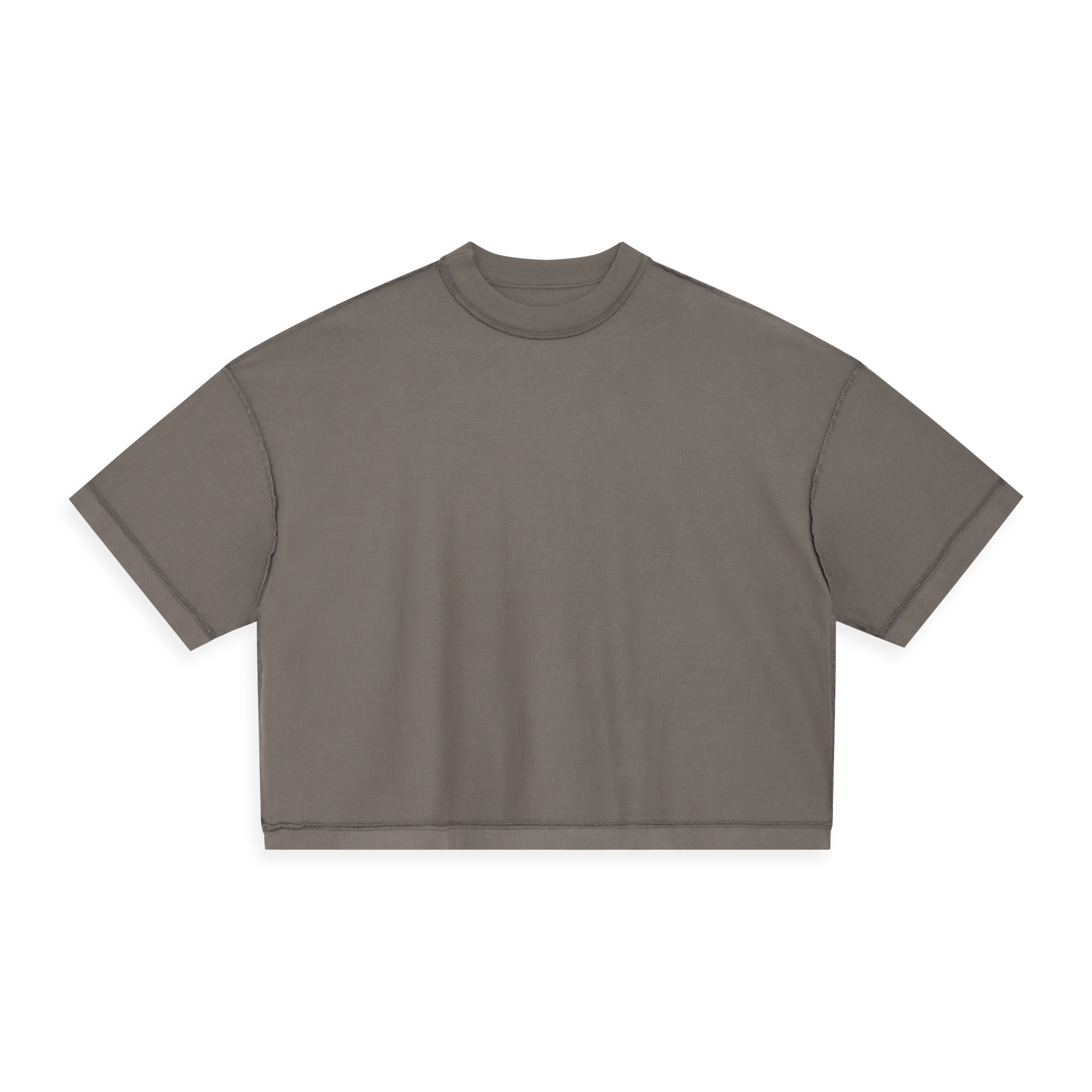 [ Brut ] Japanese Cotton T-shirt / Nickel
