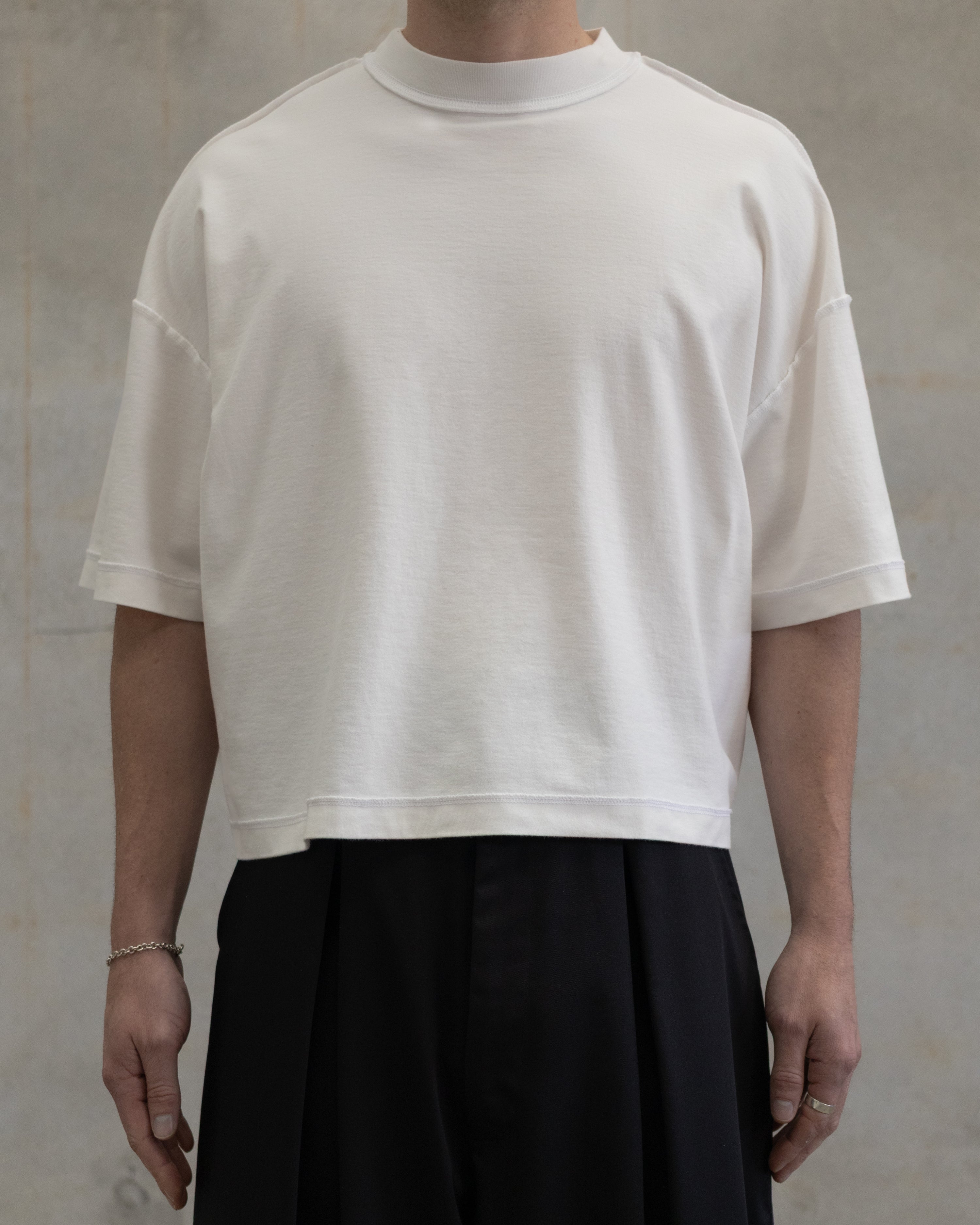 [ Brut ] Japanese Cotton T-shirt / Milk