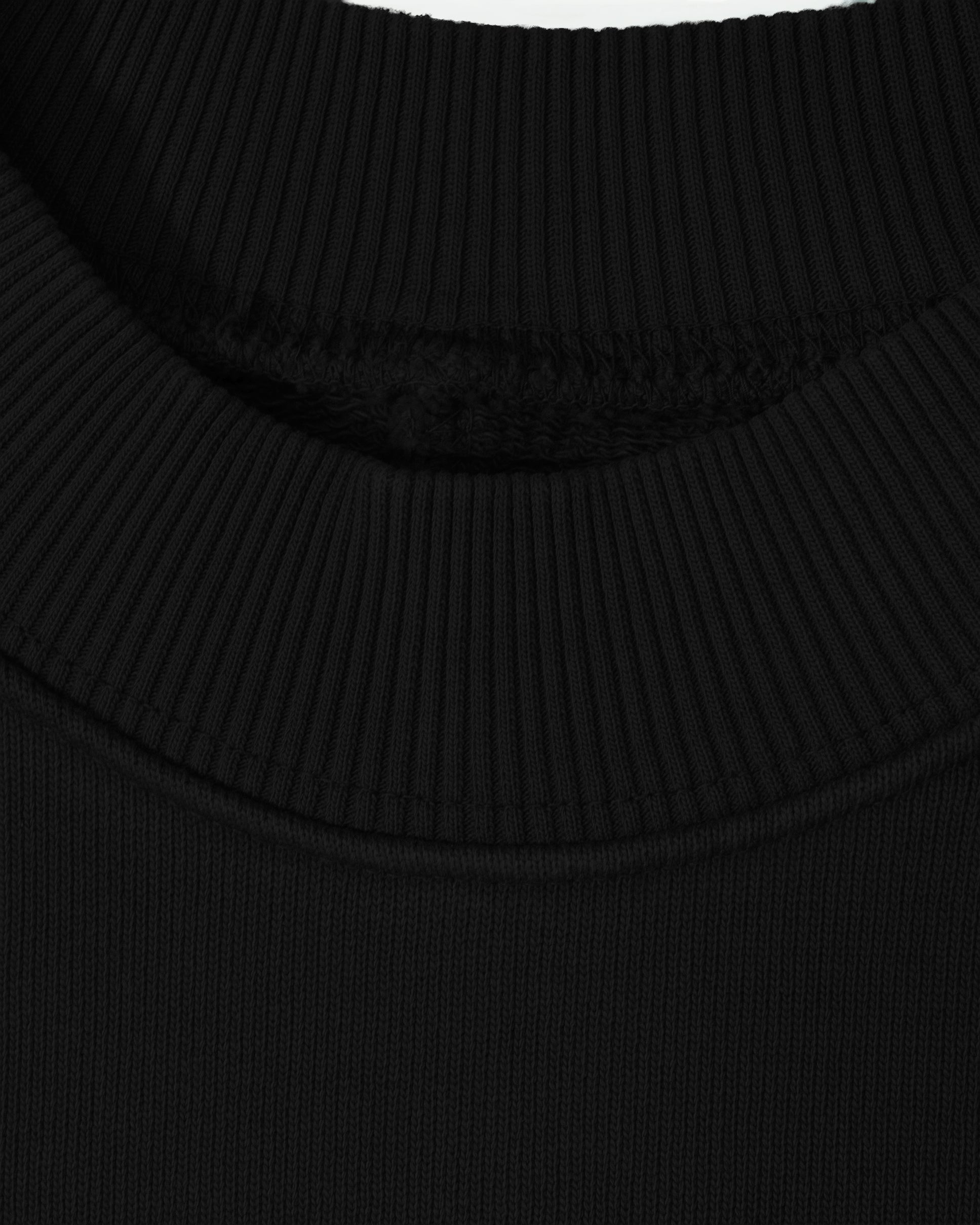 [ UNIFORM ] Crewneck Jumper / Soft Black