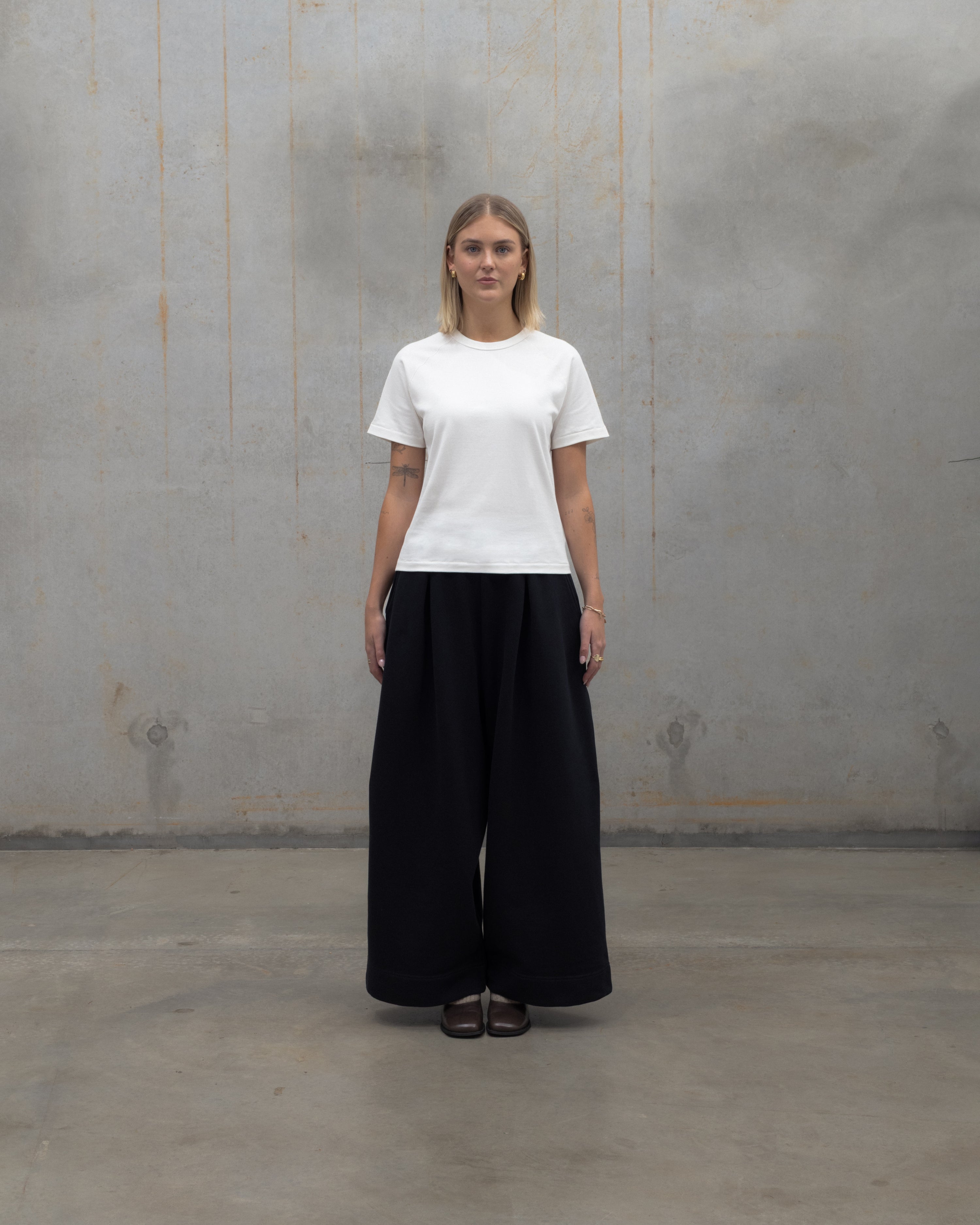 [ Yuki ] Japanese Cotton Baby T-shirt / Milk