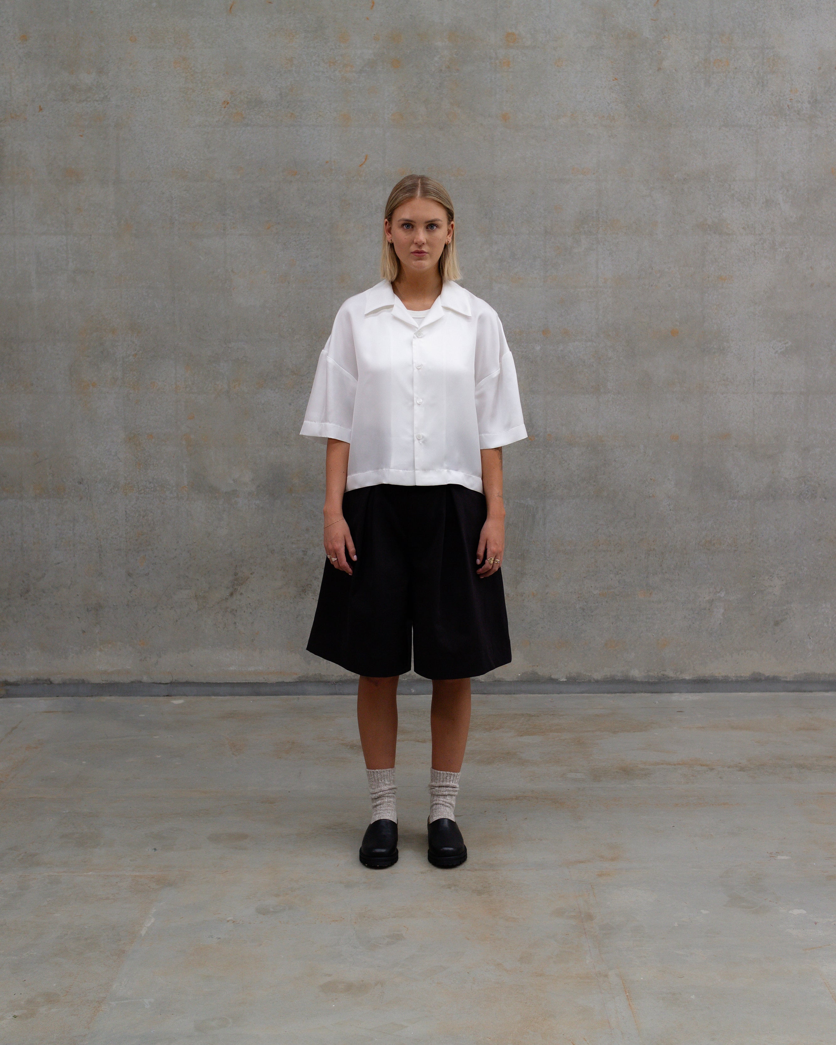 [ Julie ] Silk Shirt / Ivory