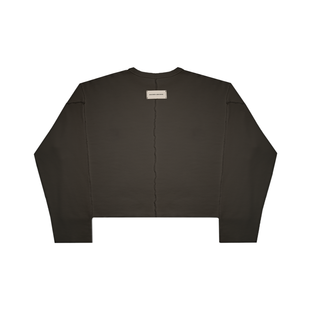[ Jill ] Waffle Knit T-shirt / Dirt