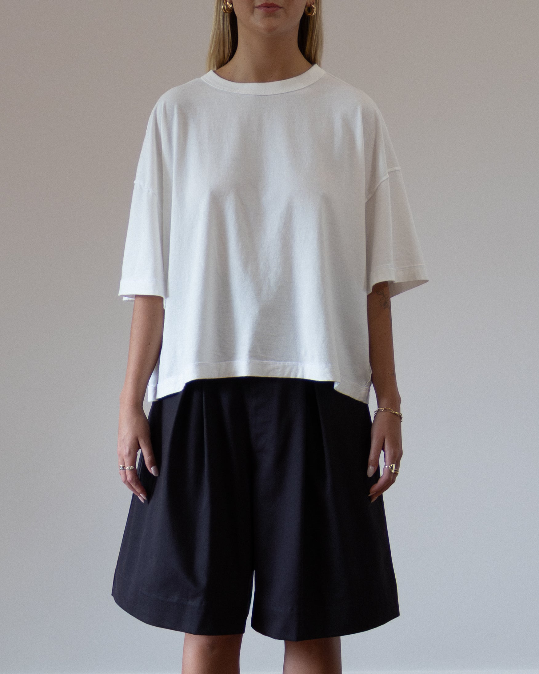 [ Morley ] Japanese Cotton T-shirt / Milk