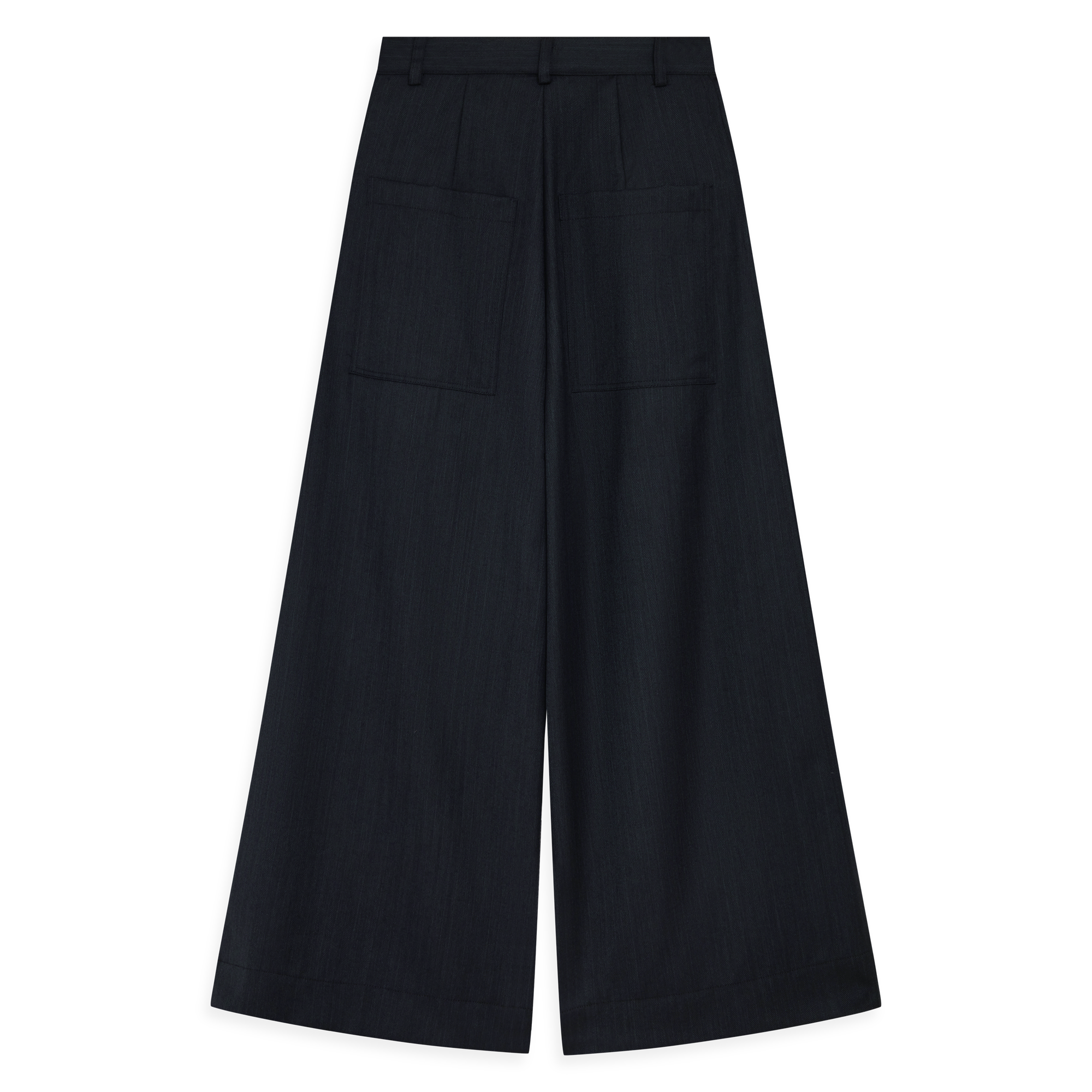 [ Silo ] Merino Wool Trouser / Obsidian