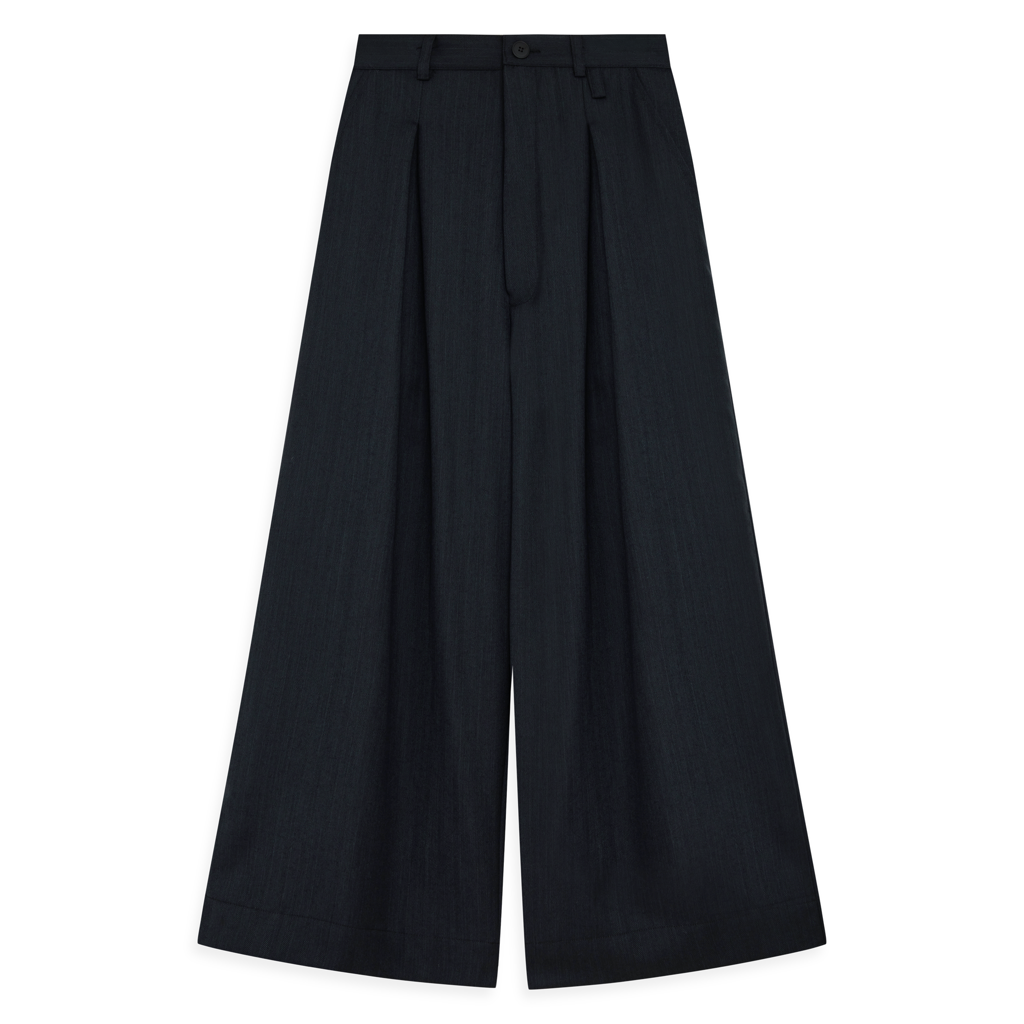 [ Silo ] Merino Wool Trouser / Obsidian
