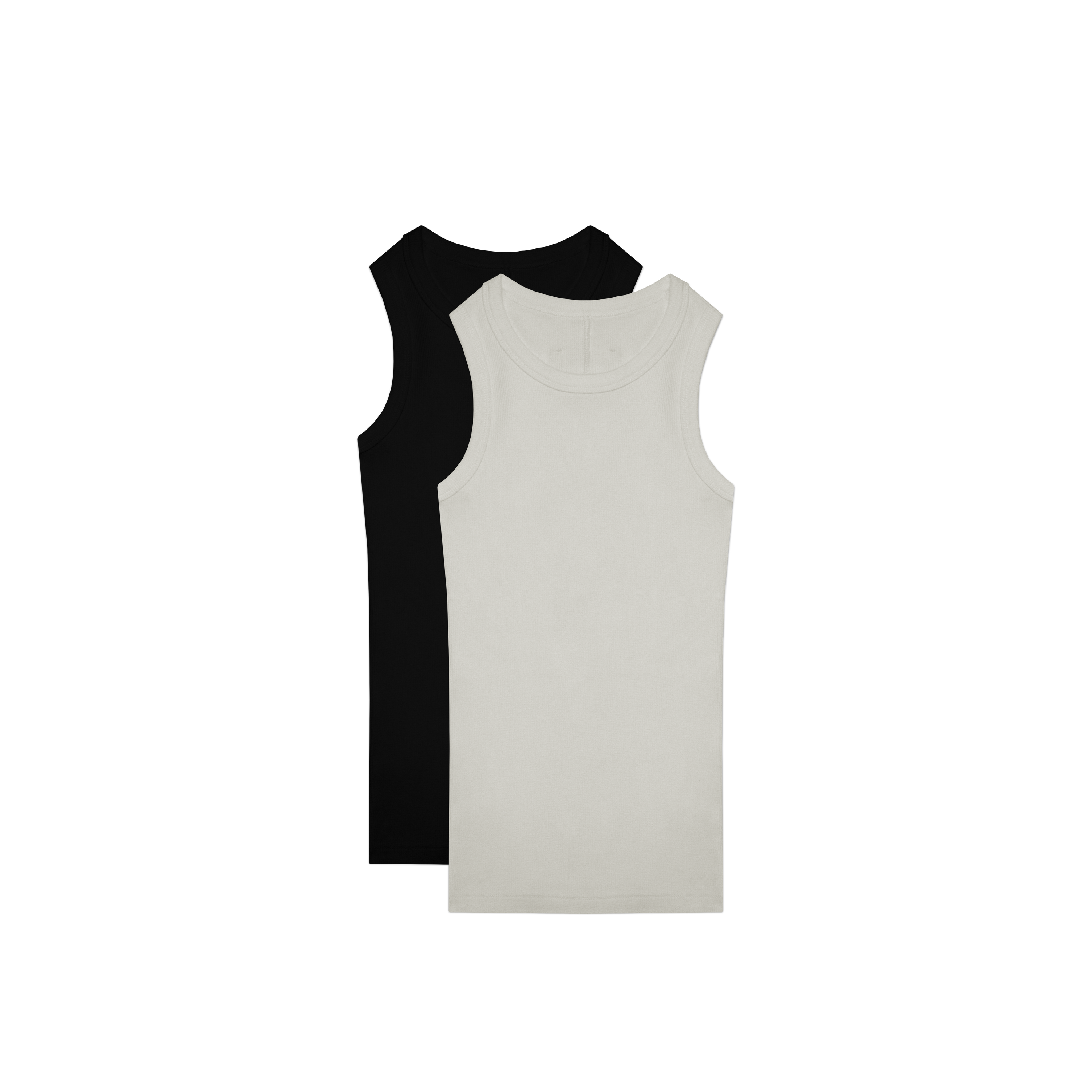 Uniform Tank (2-Pack) / Ivory + Black