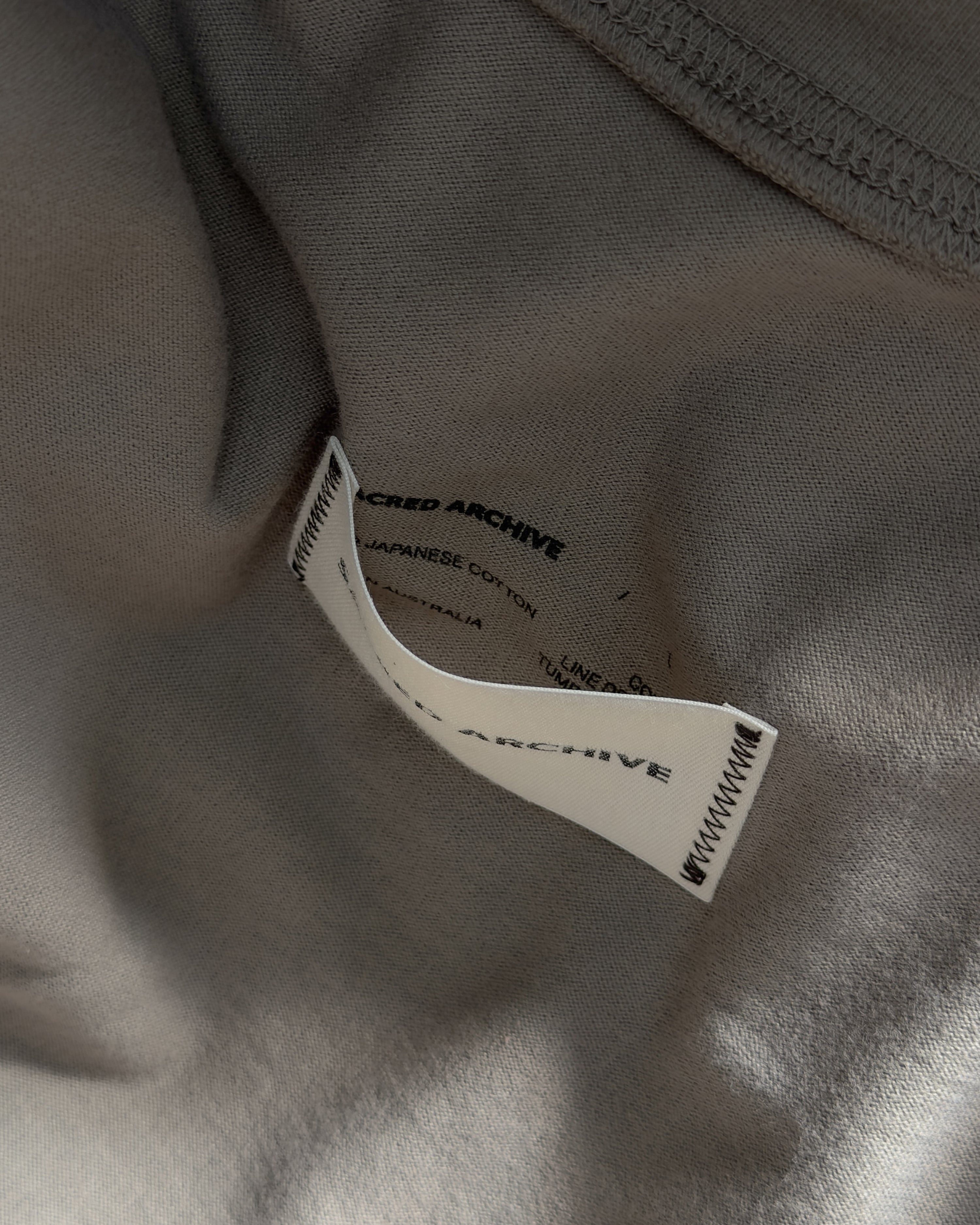 [ Brut ] Japanese Cotton T-shirt / Nickel