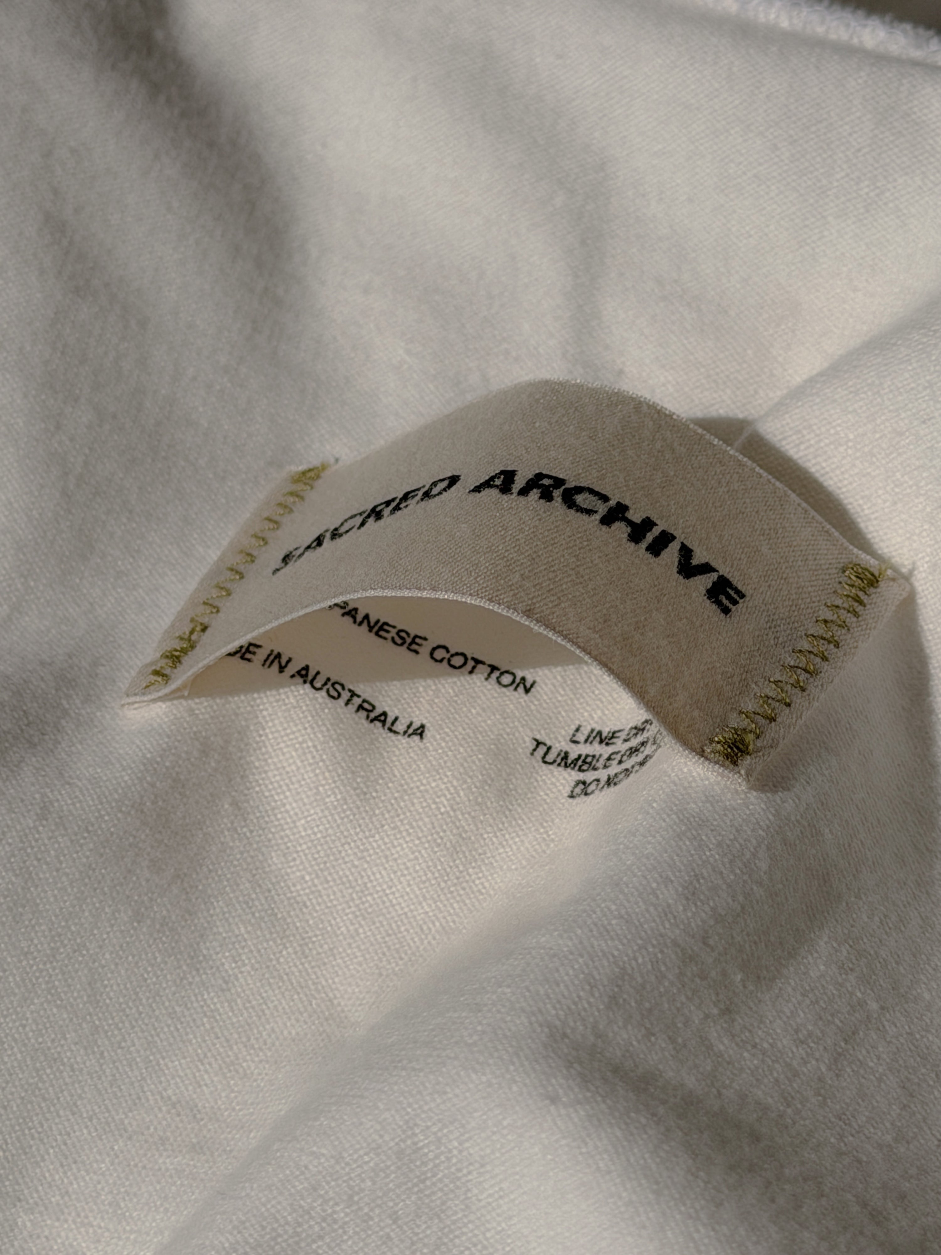 [ Brut ] Japanese Cotton T-shirt / Milk