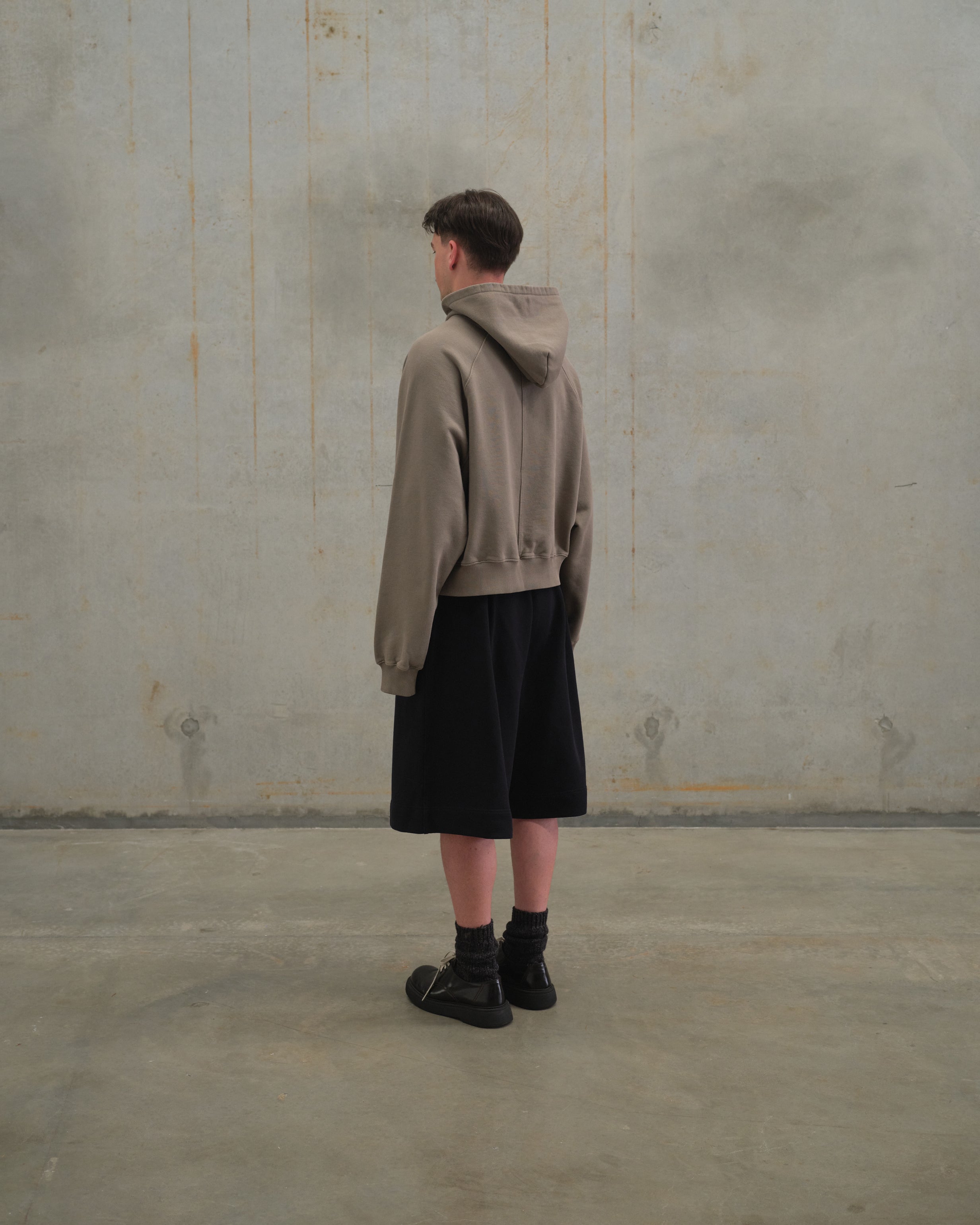 [ Brut ] Hooded Jumper / Nickel