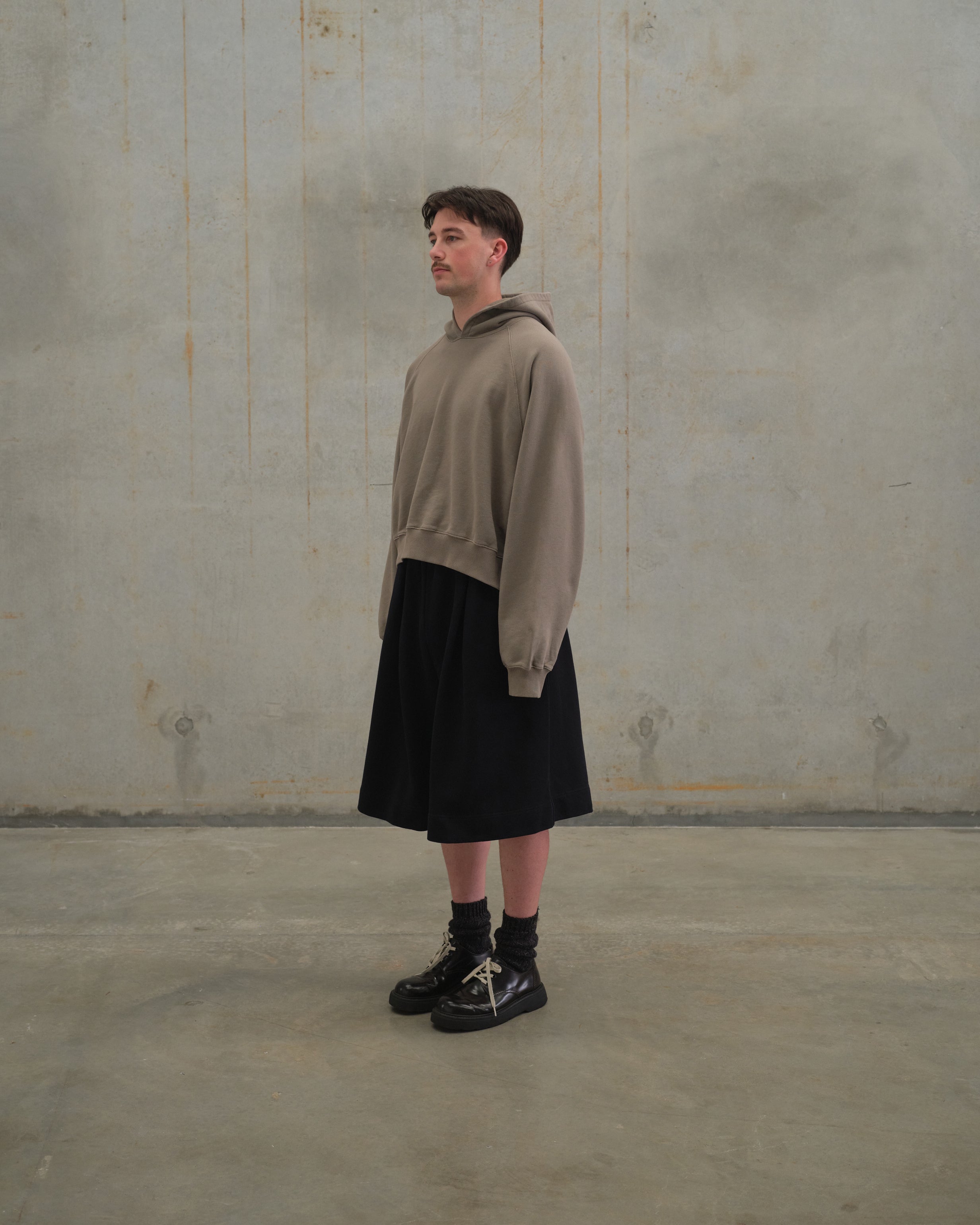 [ Brut ] Hooded Jumper / Nickel