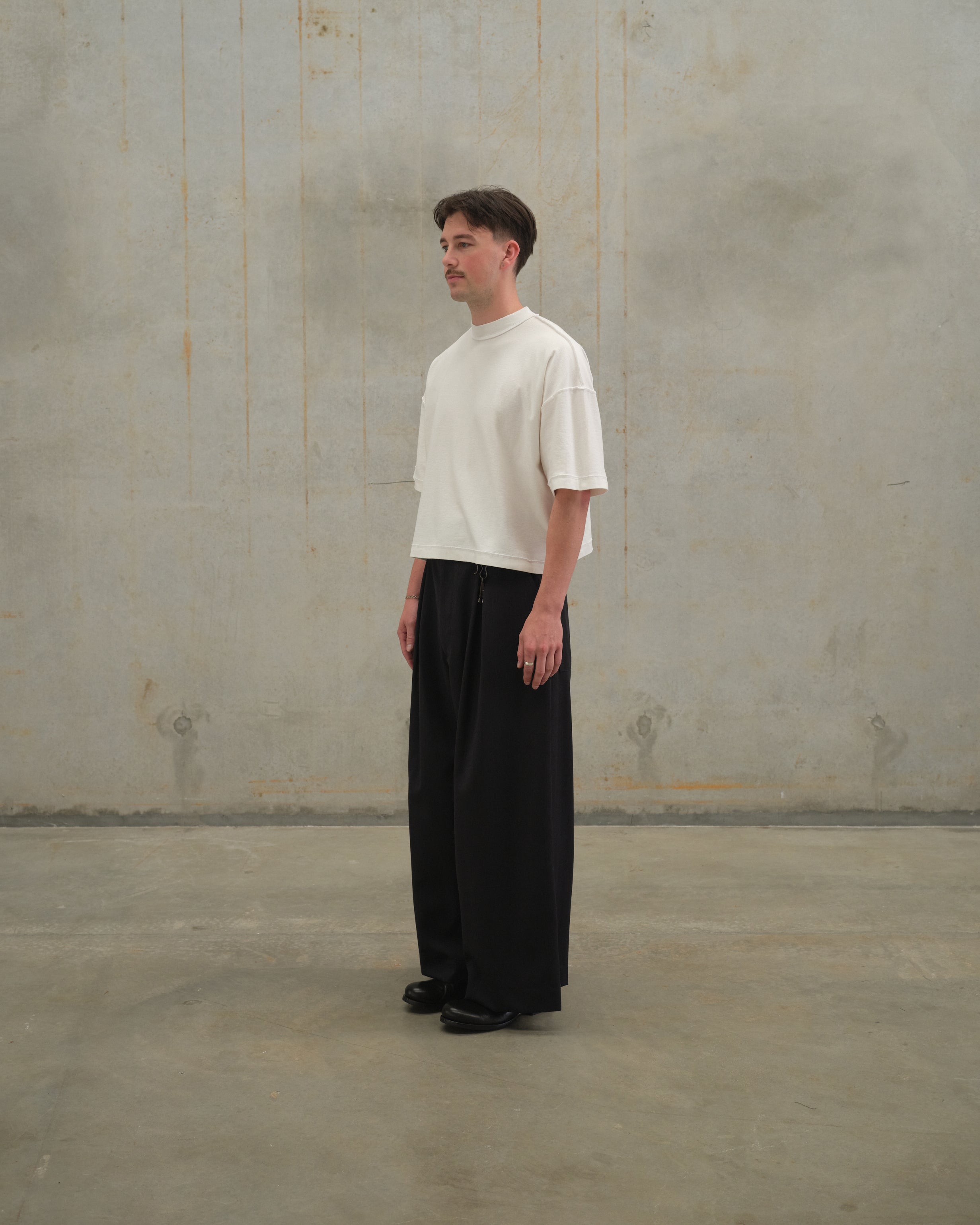 [ Brut ] Japanese Cotton T-shirt / Milk