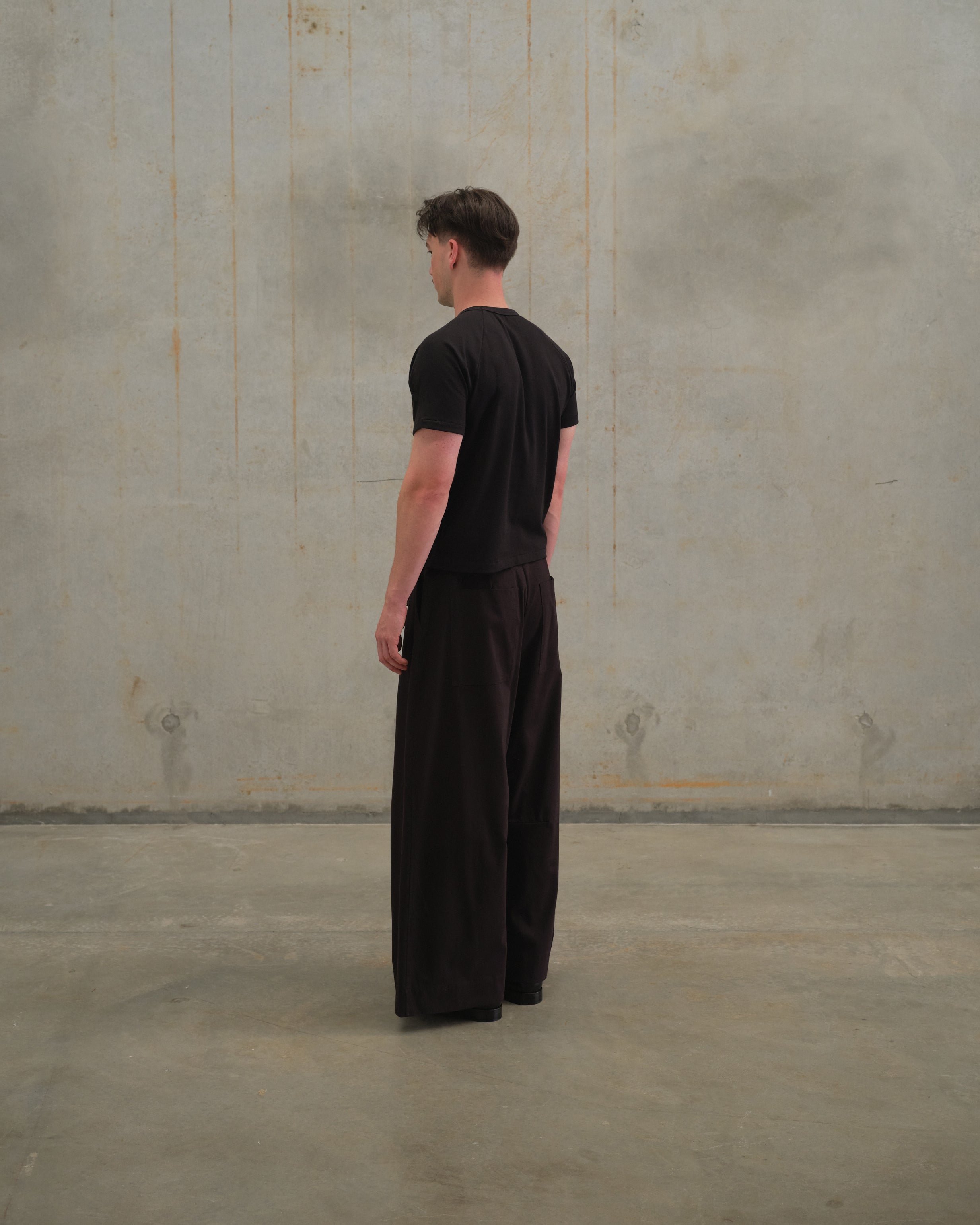 [ Olis ] Japanese Cotton Trouser / Black