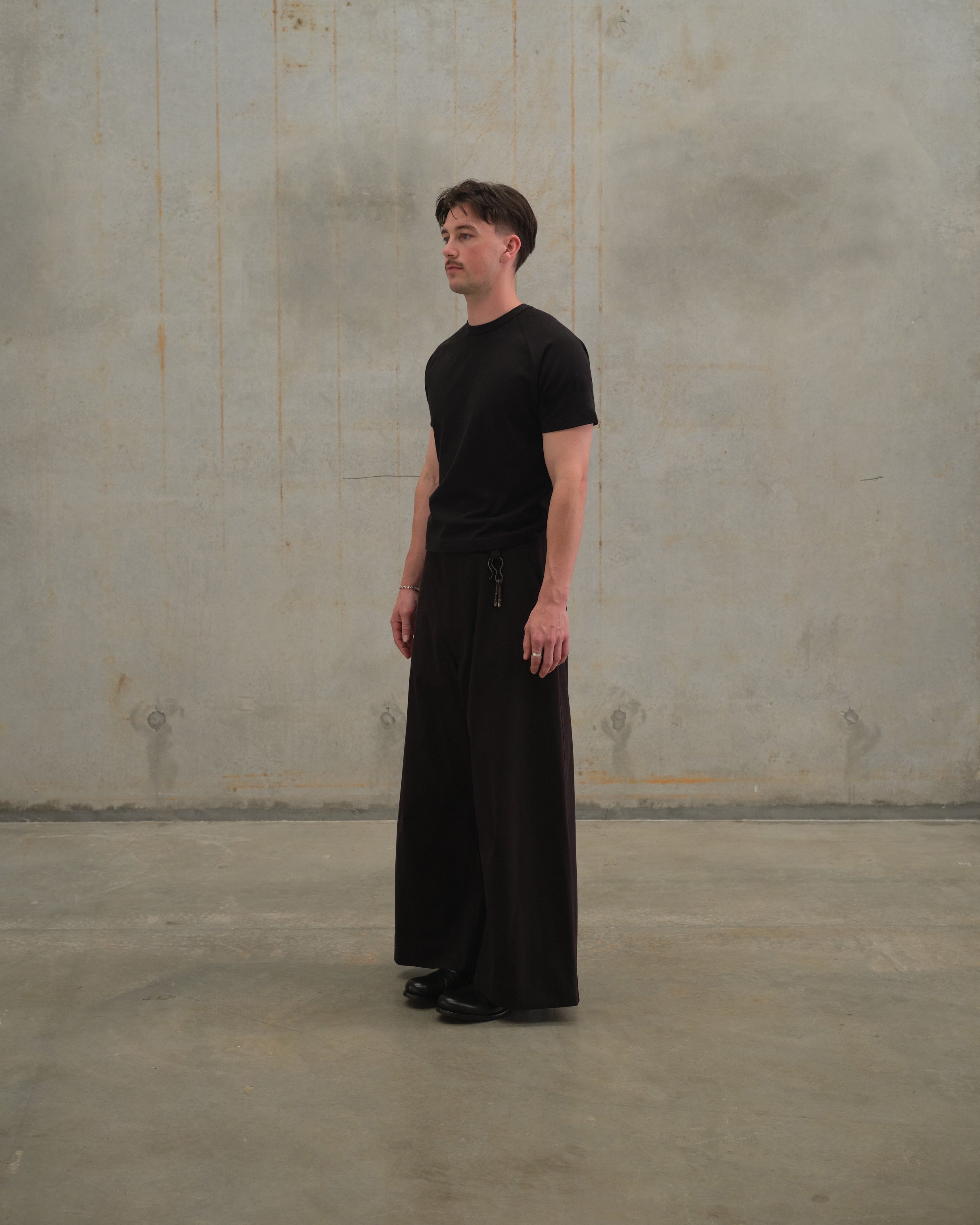 [ Olis ] Japanese Cotton Trouser / Black
