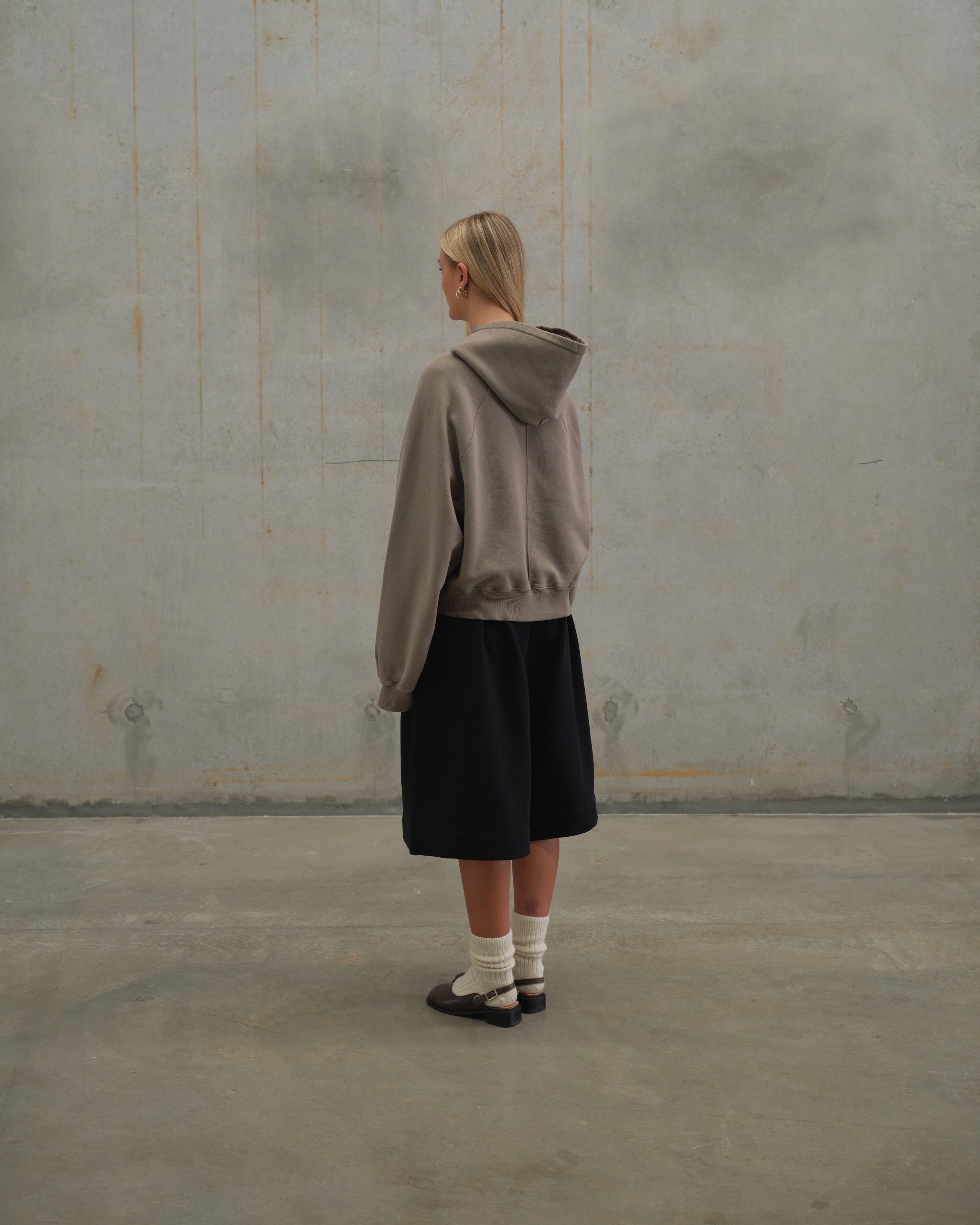 [ Brut ] Hooded Jumper / Nickel