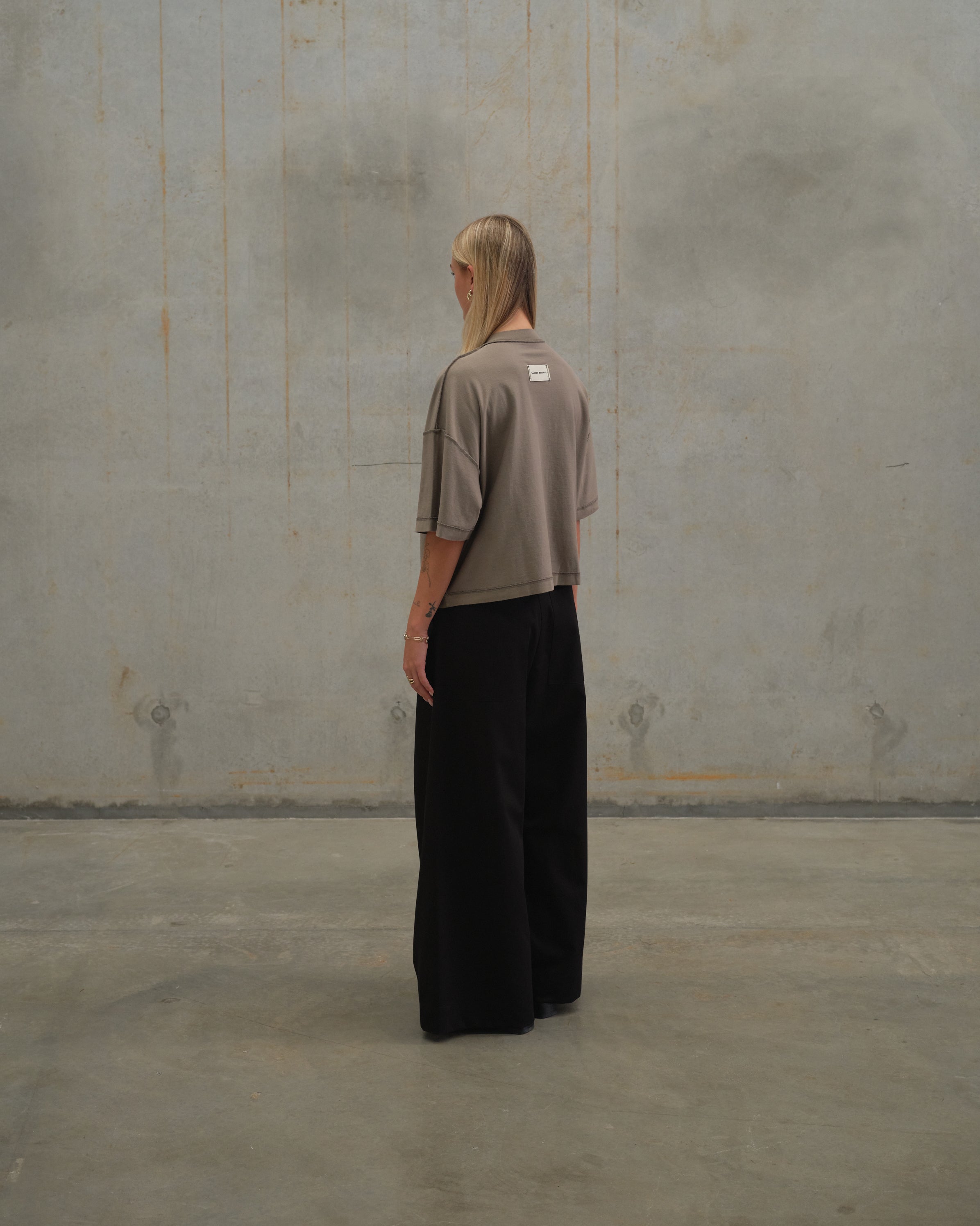 [ Brut ] Japanese Cotton T-shirt / Nickel