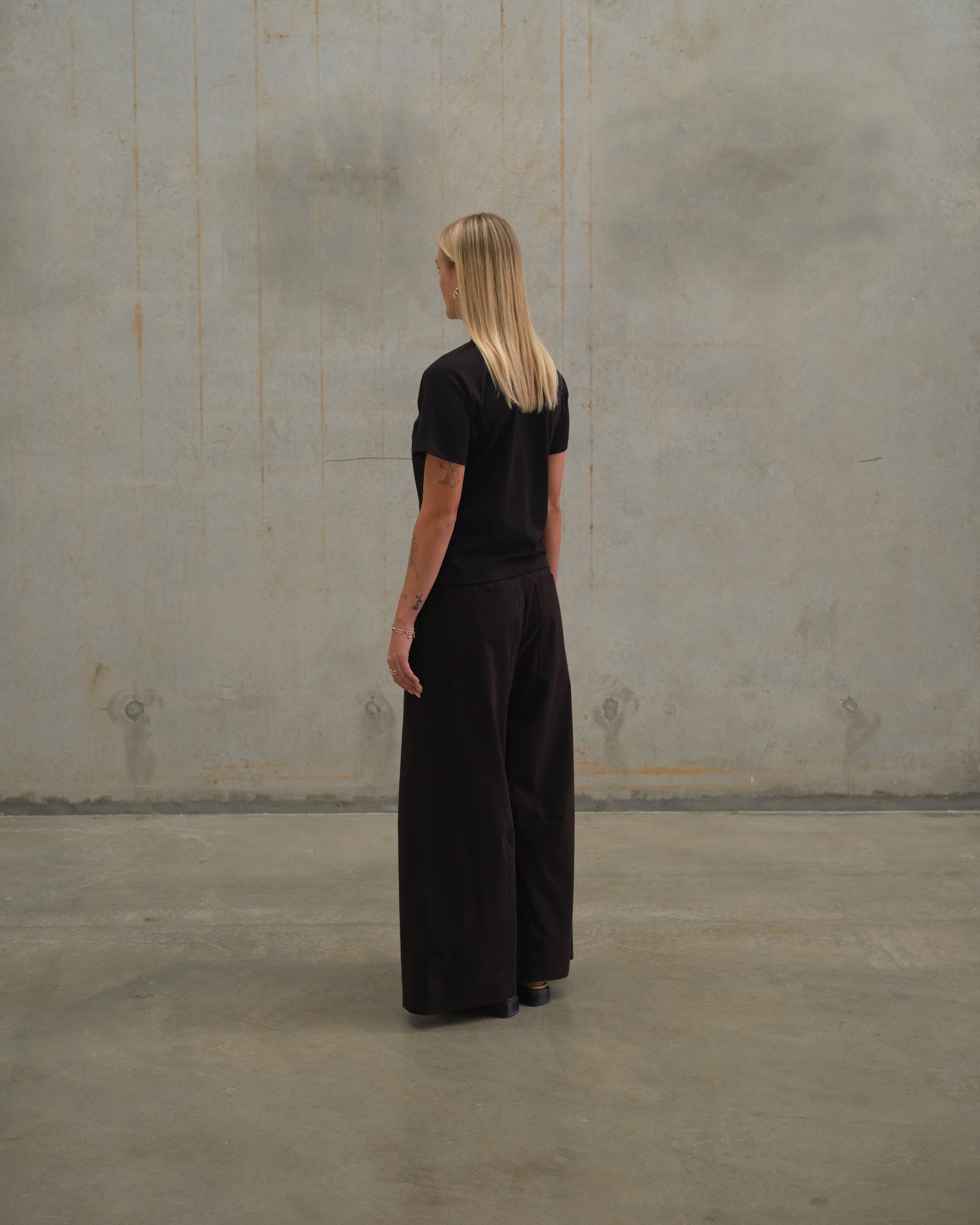 [ Olis ] Japanese Cotton Trouser / Black